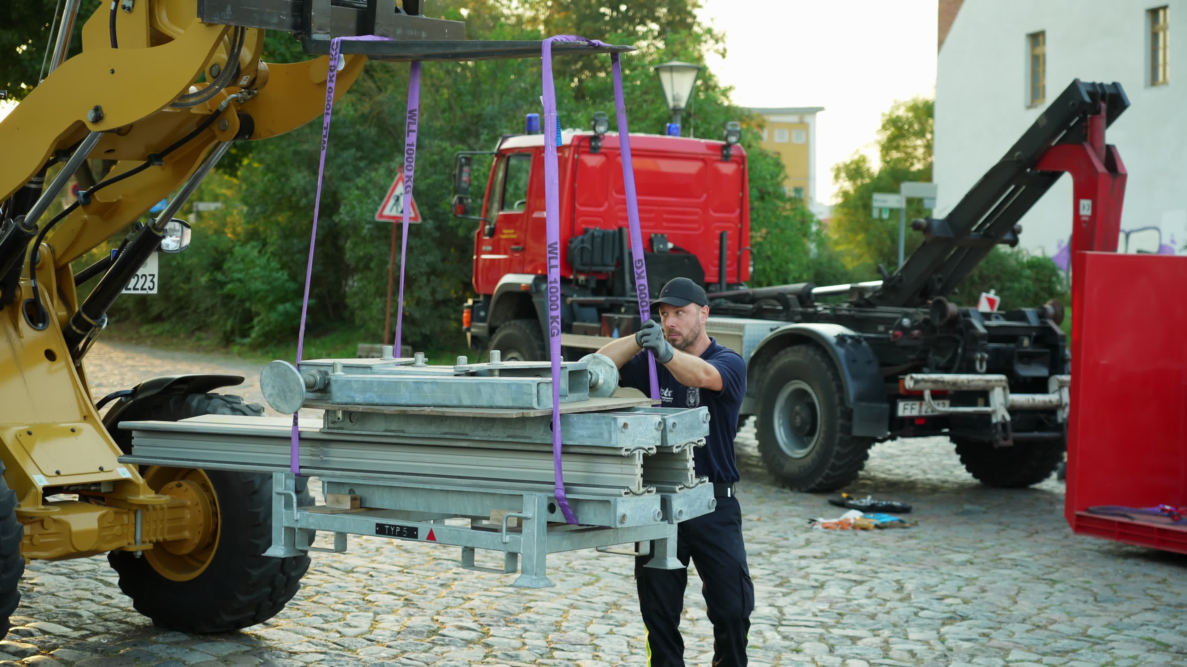 Flood walls being built in Germany as flood warnings issued