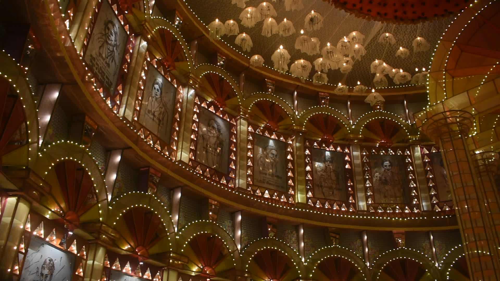 Durga puja festival in Kolkata.