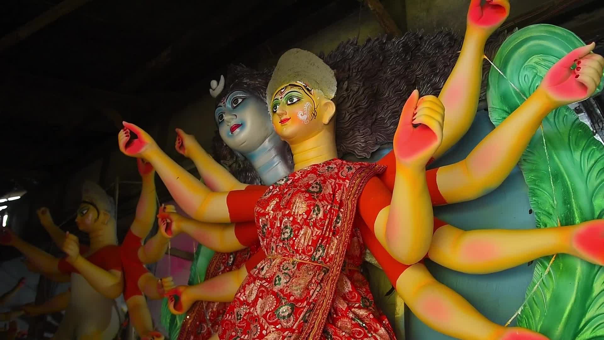 Durga Puja Preparation In India