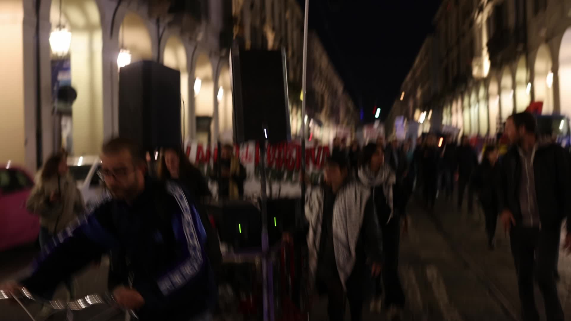 Pro-Palestinian demonstrations in Turin