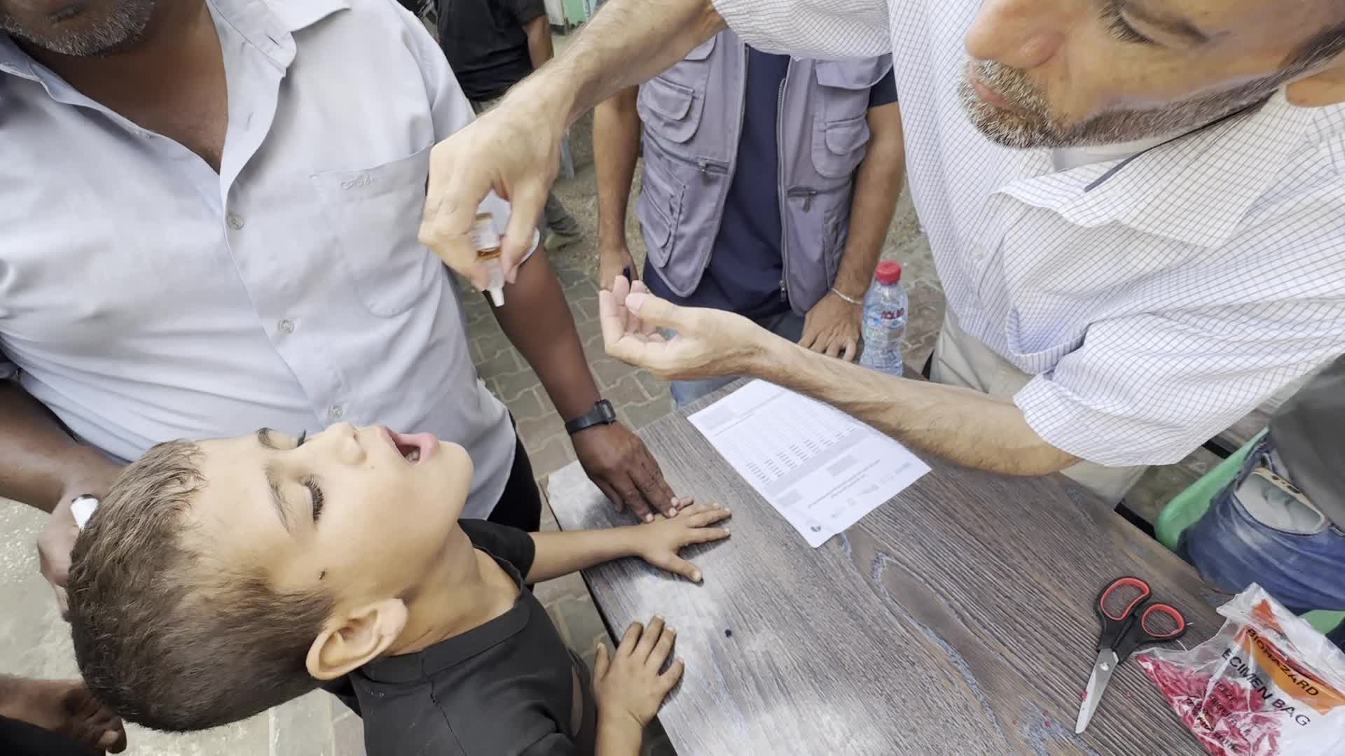 Polio Vaccination In Gaza, Palestine