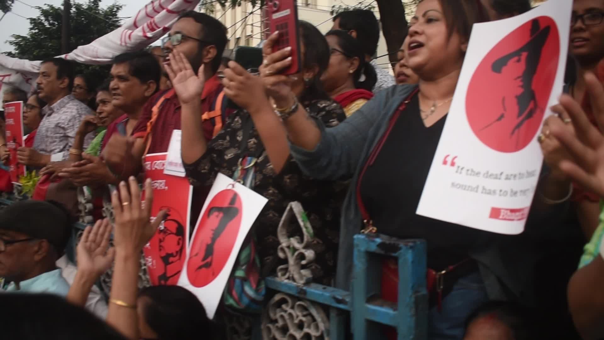 Citizen Protest In Kolkata, India