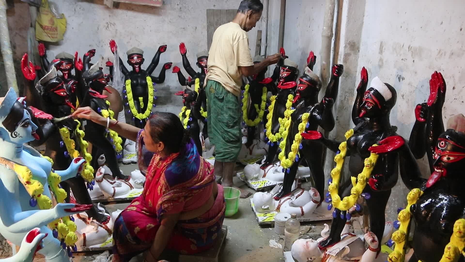 Kali Puja Festival in India