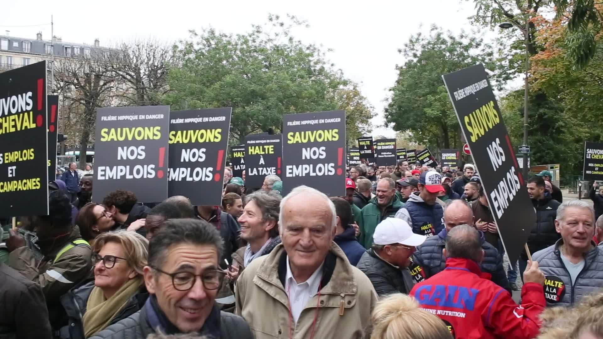 Protesters Rally in Paris Against Betting Tax Hike Impacting Horse Racing