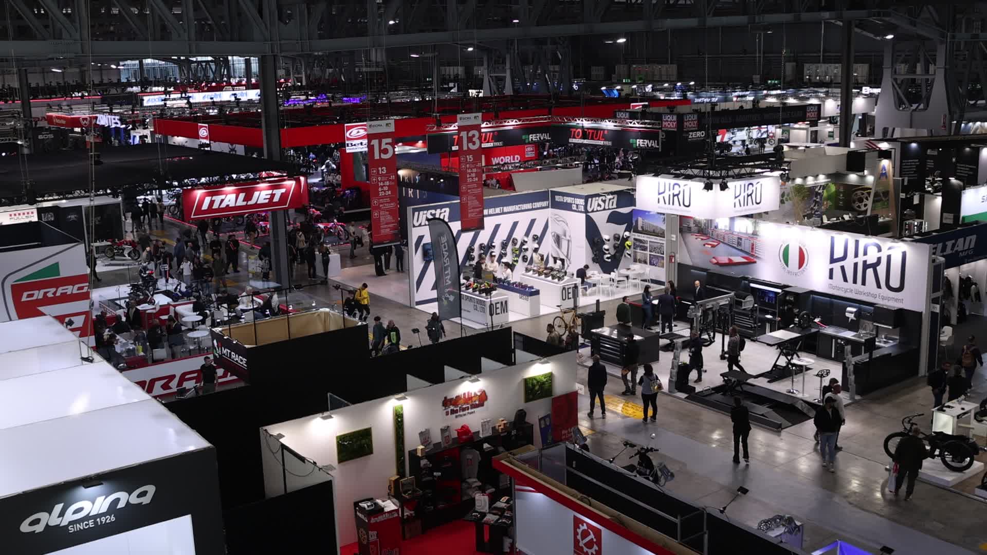 The 110th edition of EICMA Milan Motorcycle Show at Rho Fiera Milano In Milan