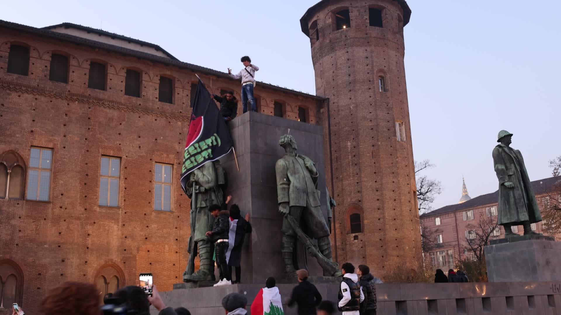 Pro-Palestinian Demonstrations In Turin.