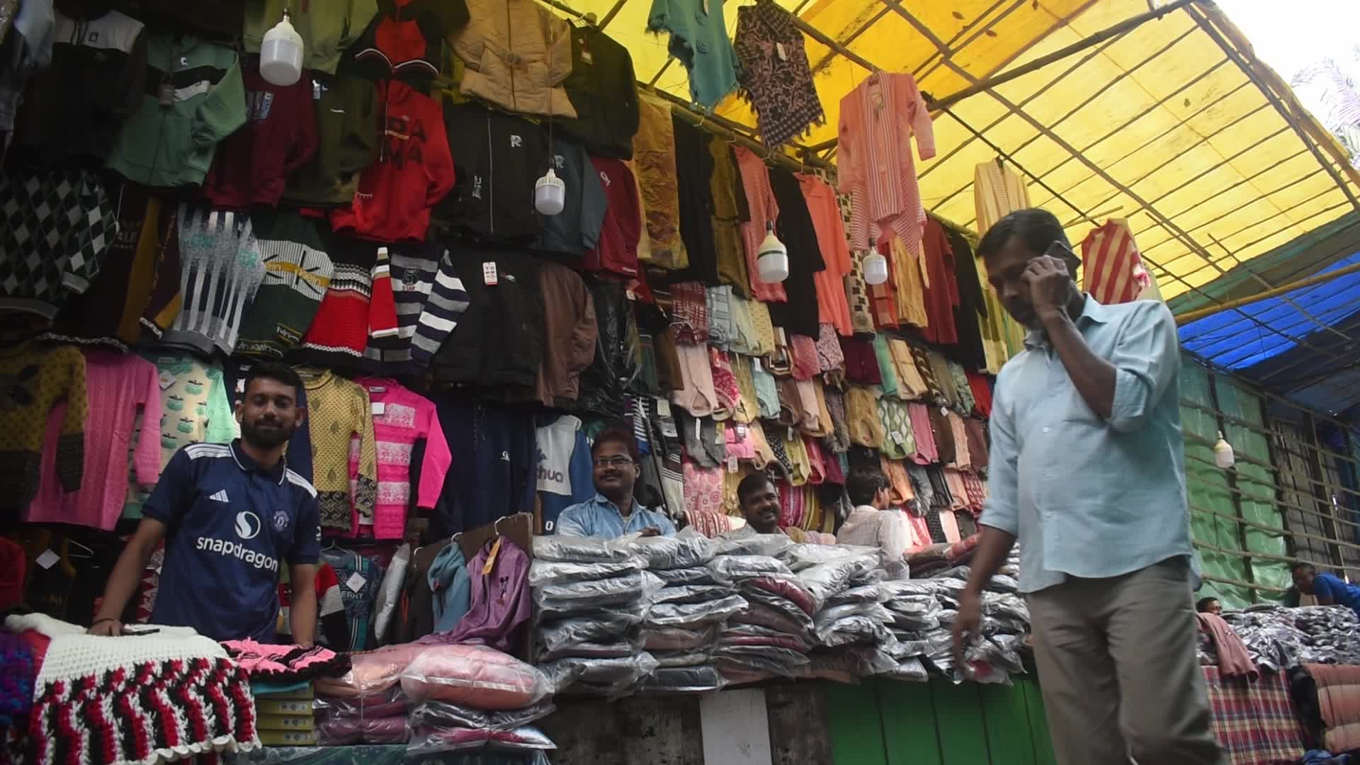 Garments Market In Kolkata, India