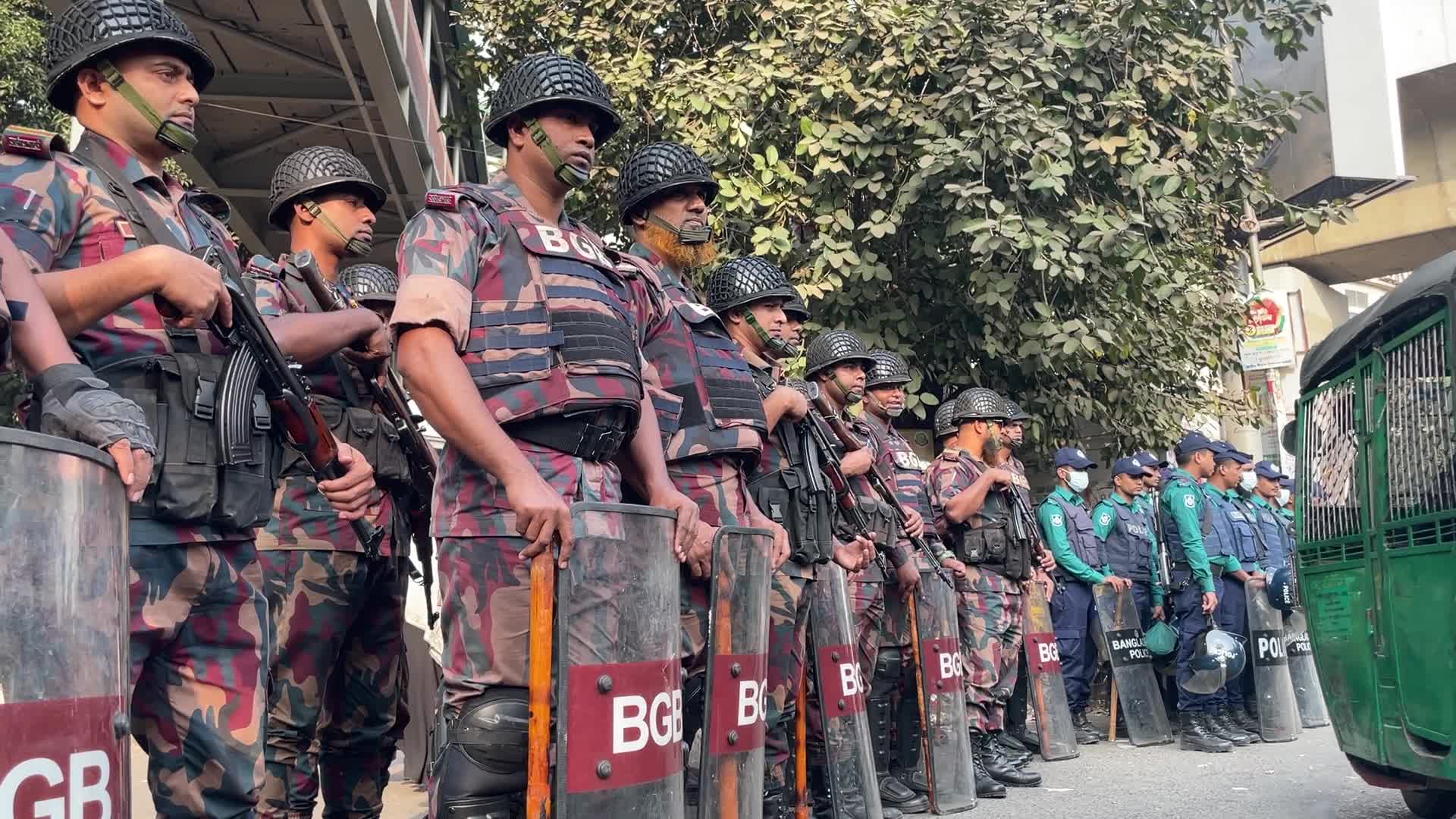 Security Enforce Deployed in Dhaka