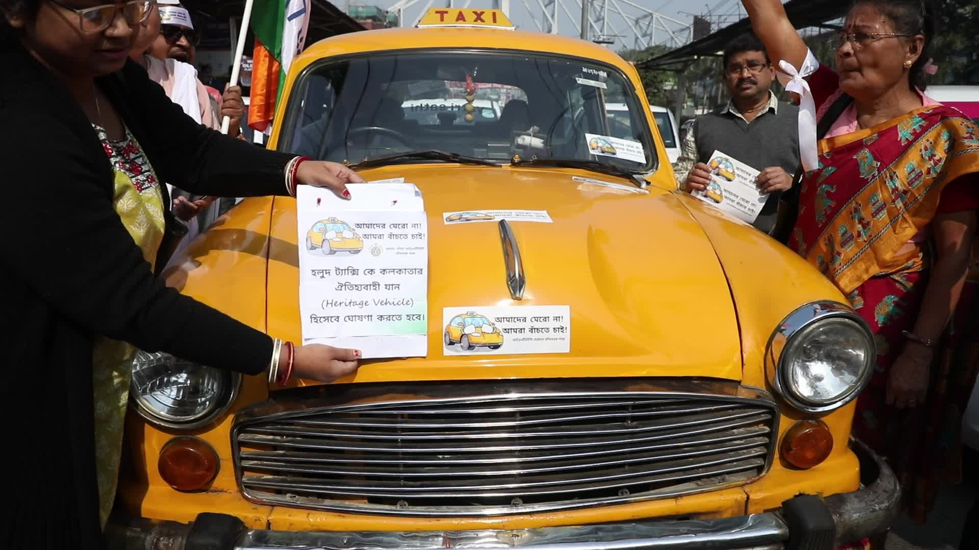 Goodbye Iconic Yellow Taxi, In Kolkata