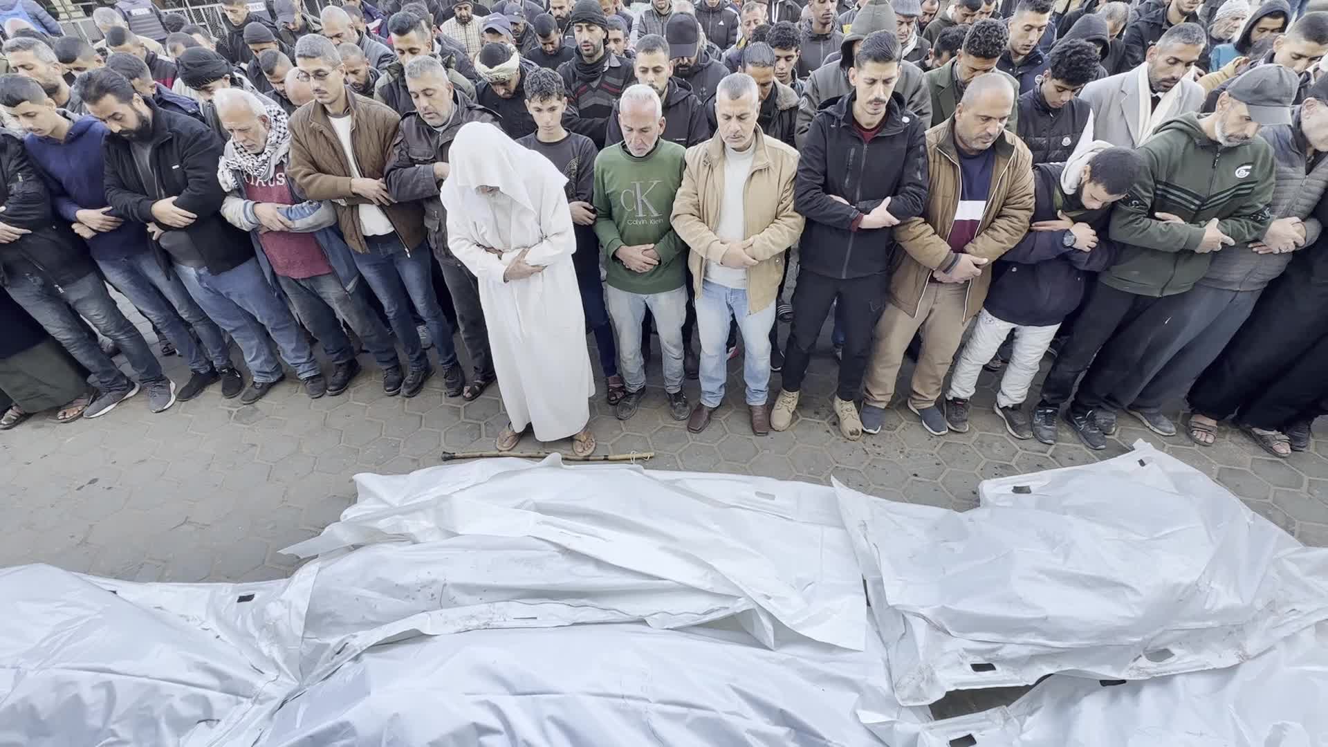 Funeral In Gaza After Israeli Airstrike