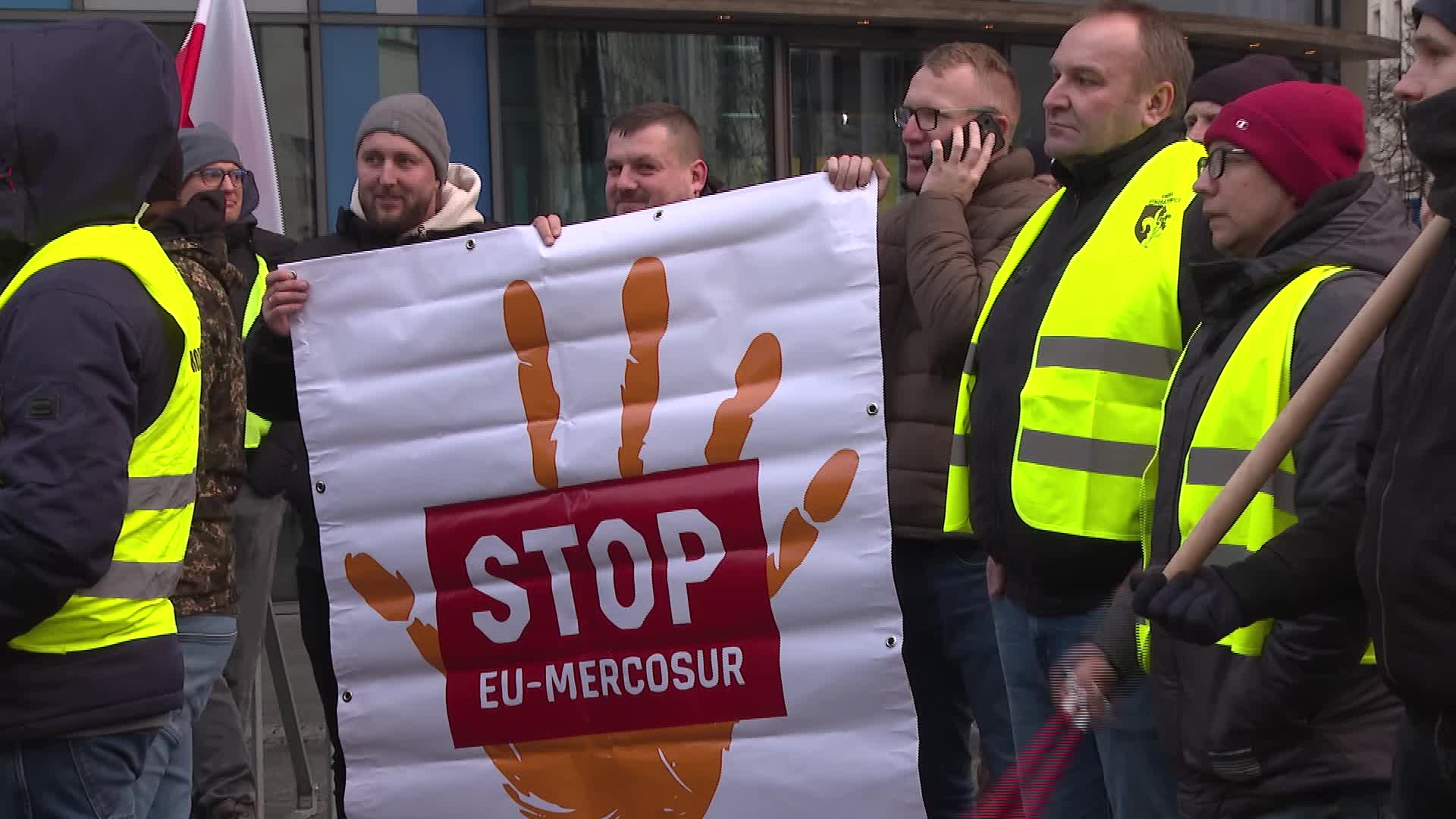 Farmers protest in Poland