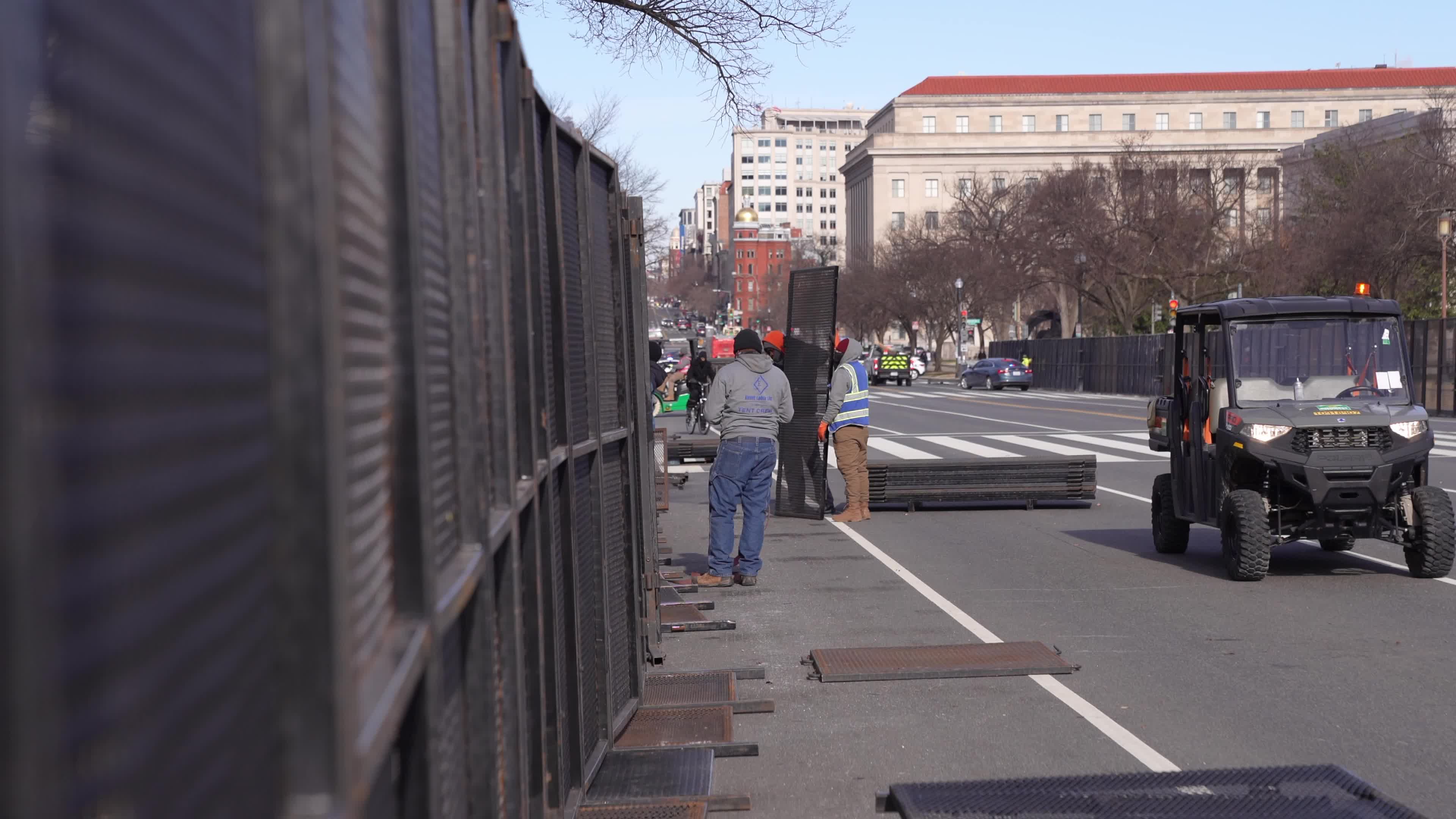 Washington DC getting ready for the 2025 Inauguration 