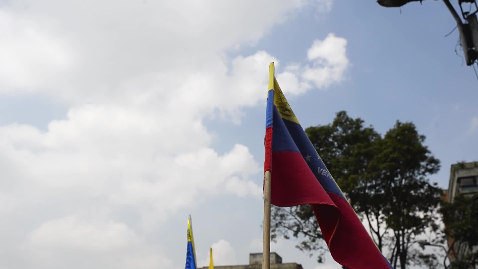 Venezuelans in Colombia Demonstrate Against Presidential Inauguration