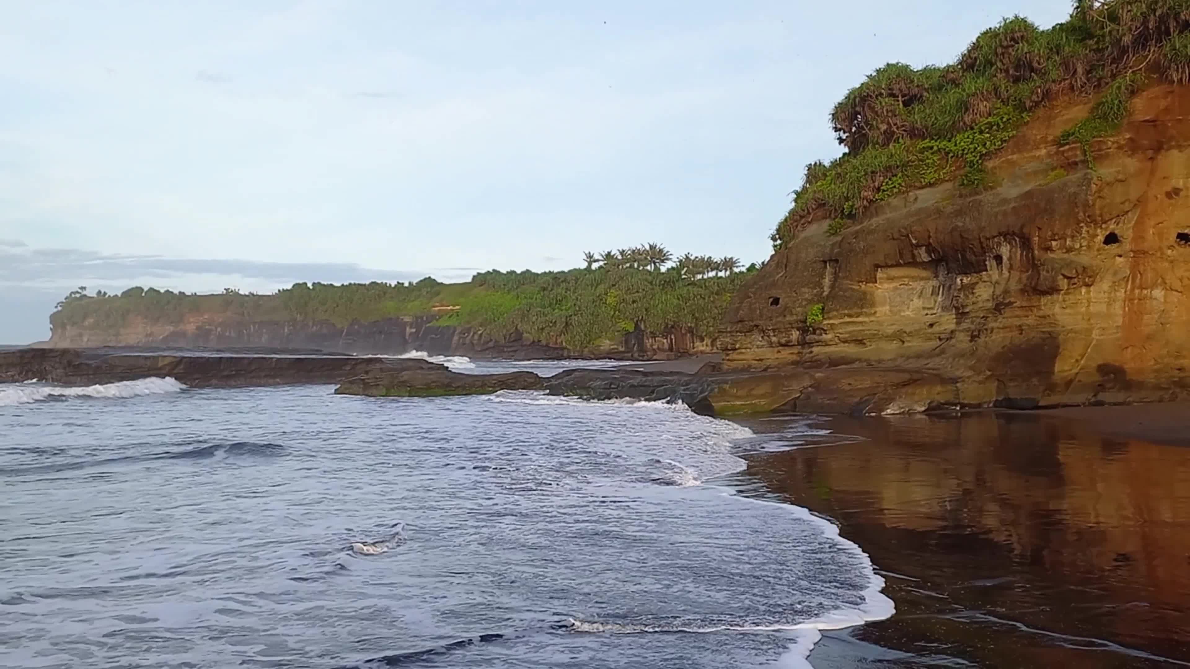 Citanggeuleuk Beach In Garut West Java Indonesia