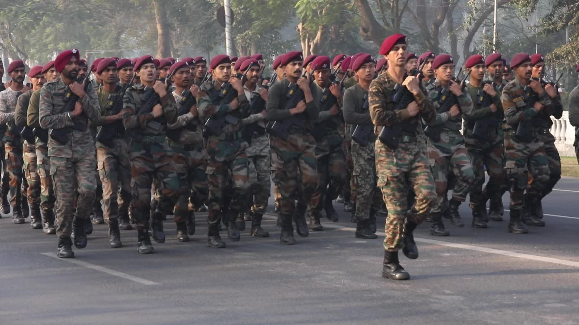 Rehearsal Of Republic Day Parade In Kolkata