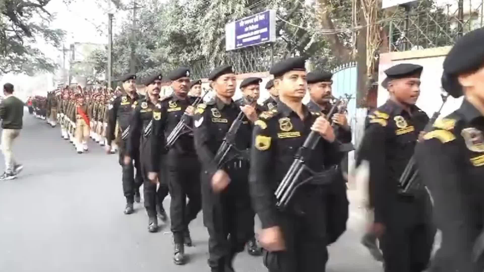 Republic Day road mass in India