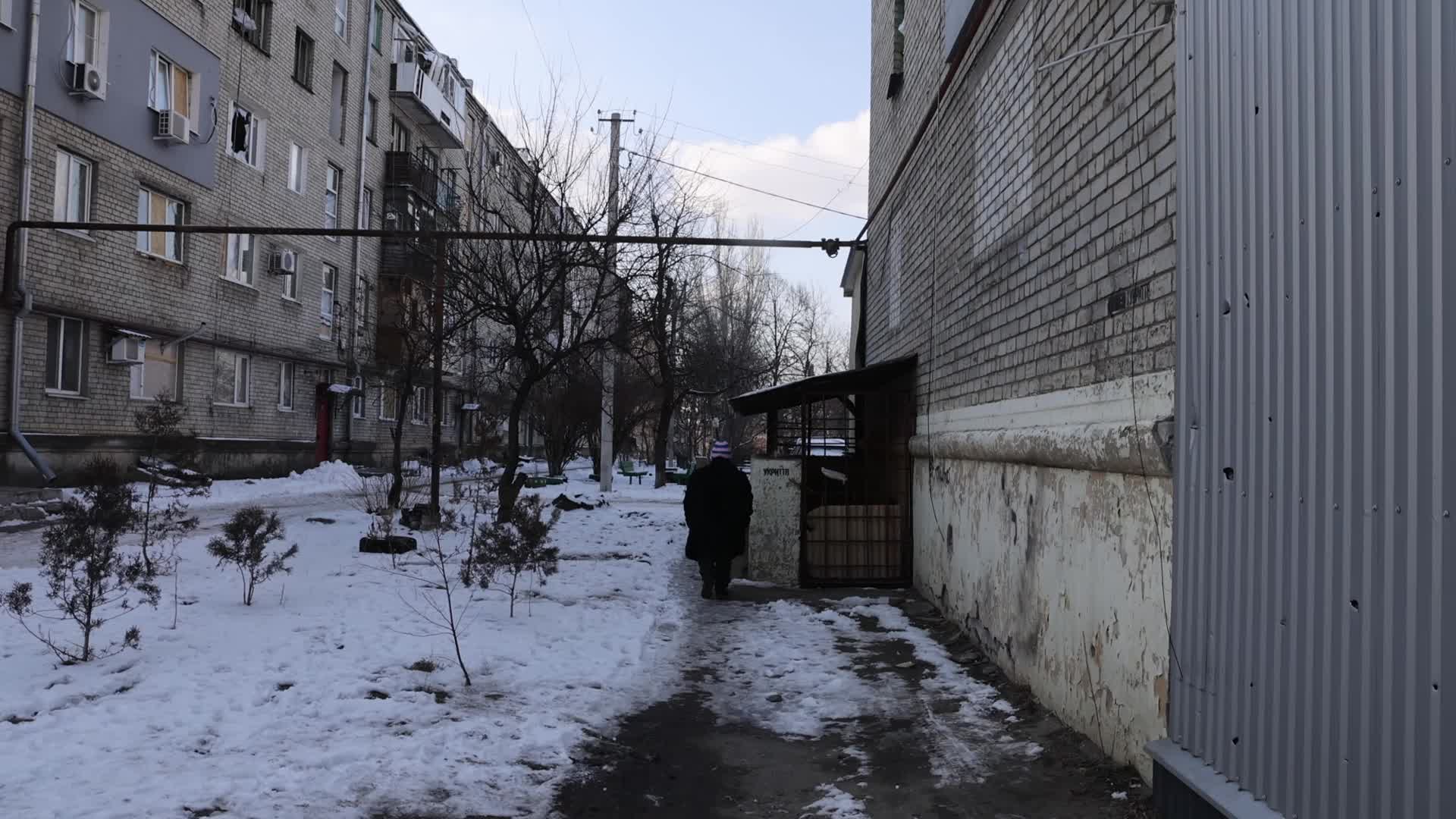 Residents of Liman, Ukraine Amid Russian Invasion of Ukraine