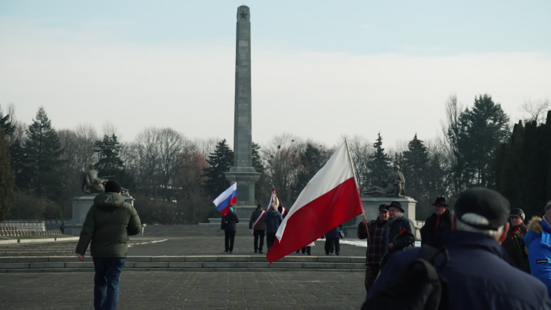 Russians in Poland commemorate Defenders of the Fatherland Day