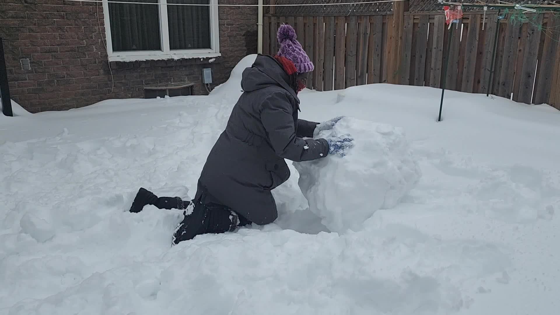 Daily life during Winter Season in Toronto, Canada