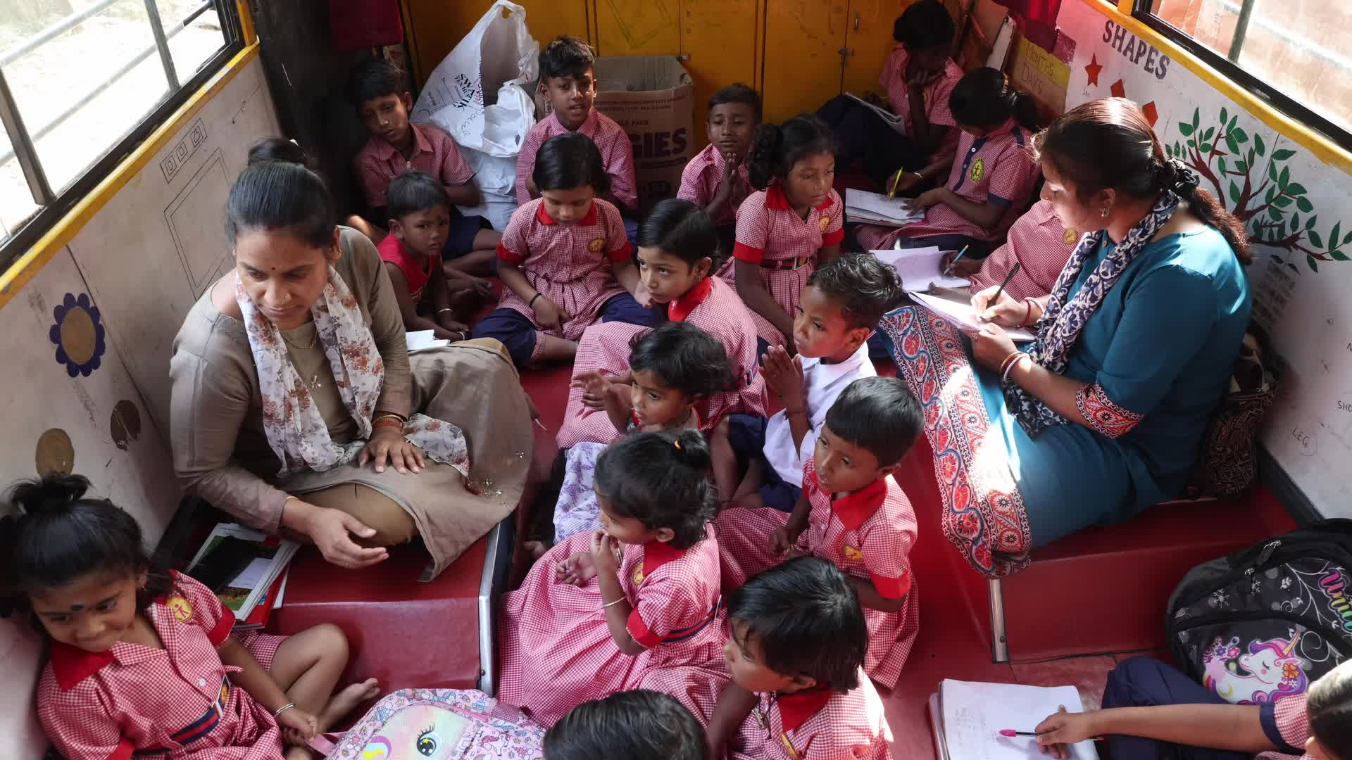 School on Wheels, Kolkata, India 