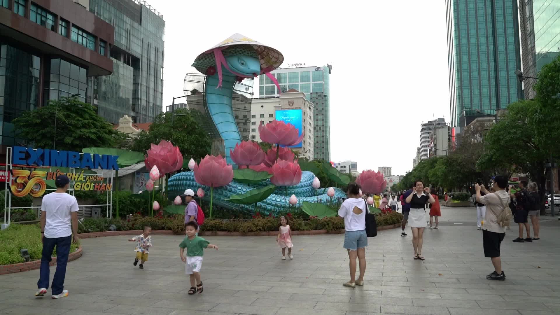 2025 Snake year celebration as seen in Ho Chi Minh City, Vietnam