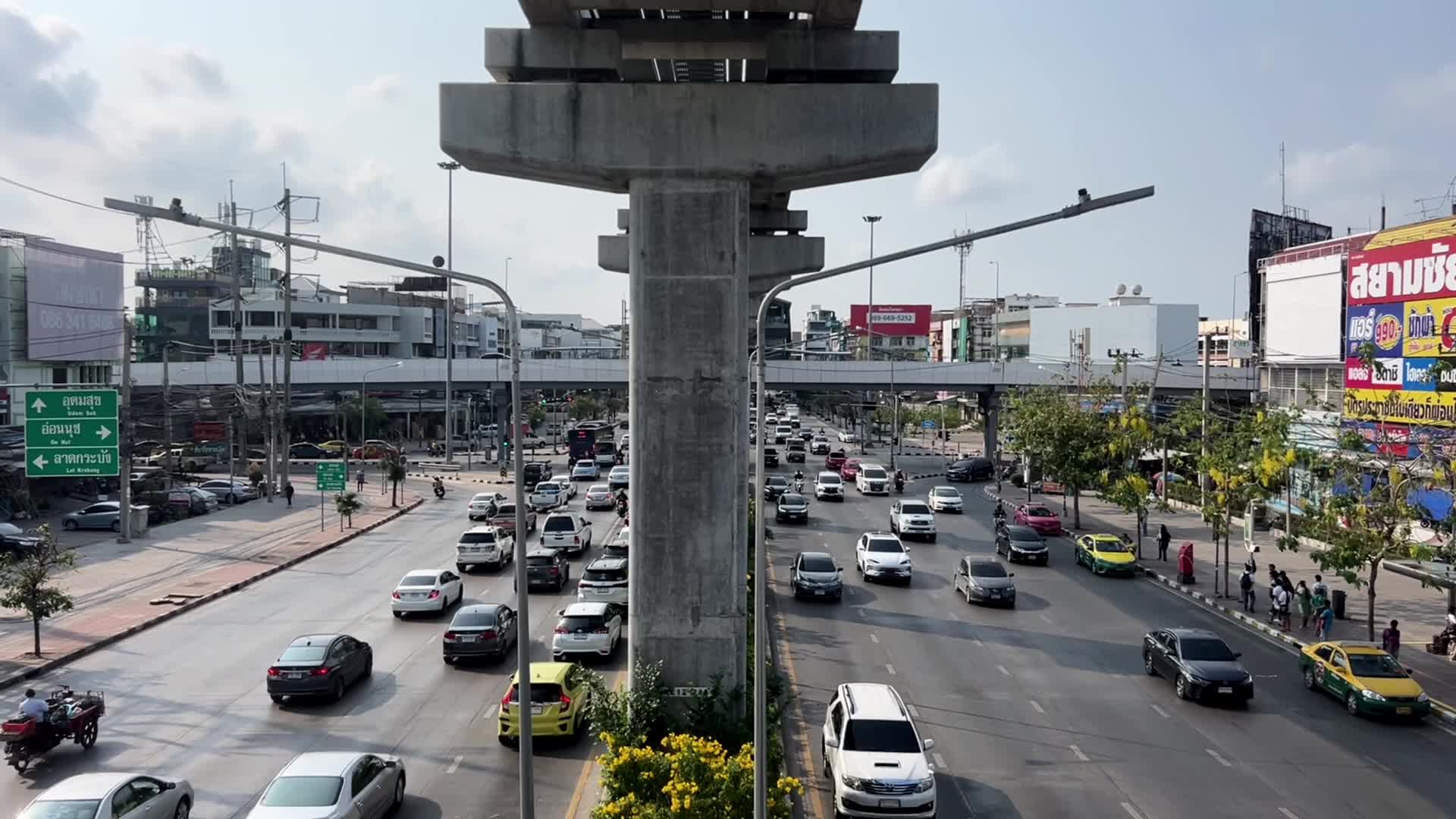 Traffic in Bangkok, Thailand