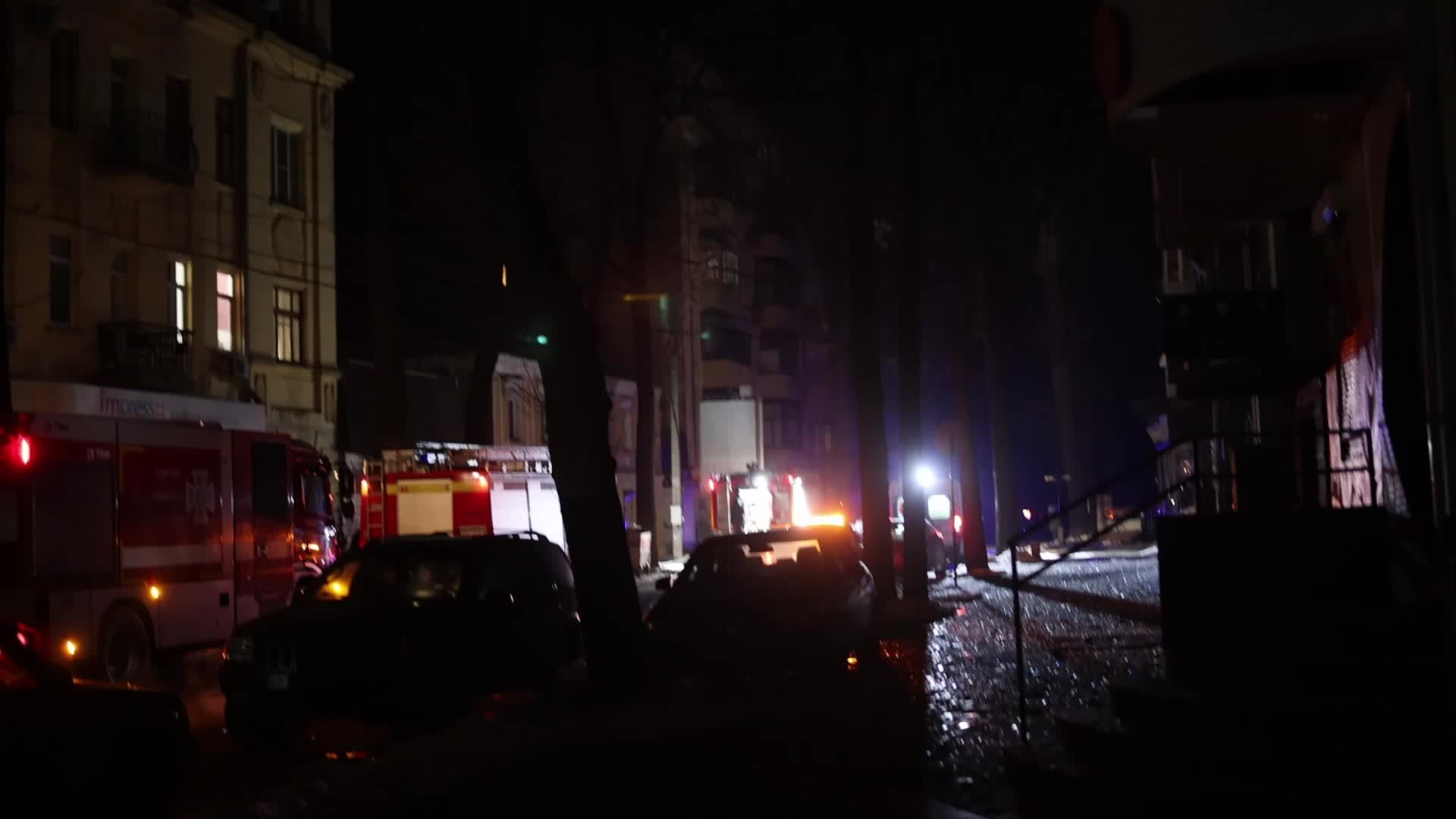 Hospital damaged by a Russian strike in Kharkiv, Ukraine