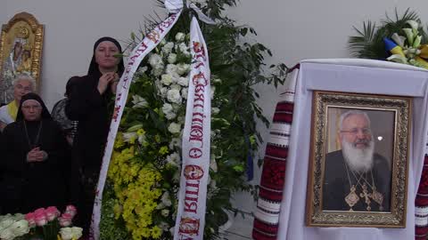 Funeral ceremony for Ukrainian Cardinal Lubomyr Husar in Kiev