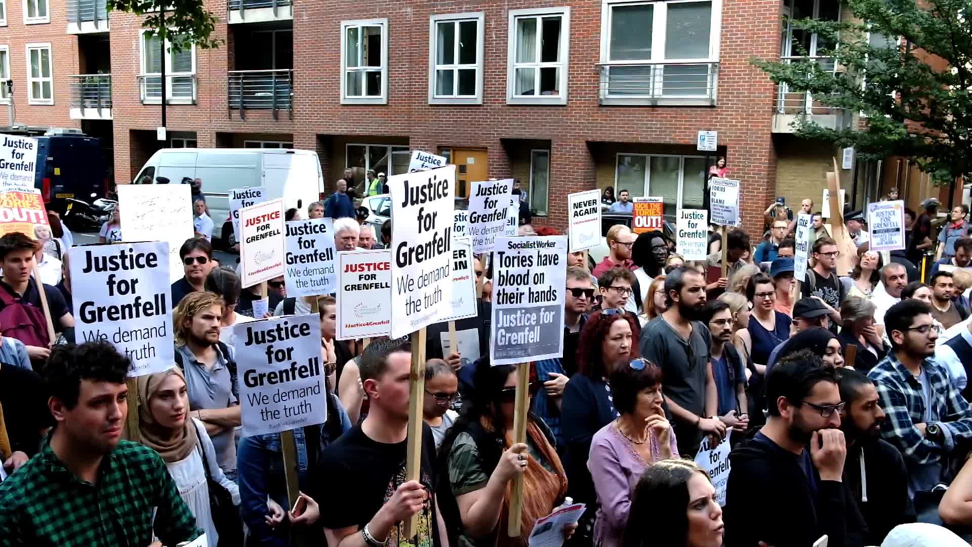 Mounting Despair And Anger As Residents Of Grenfell Tower Seek Answers