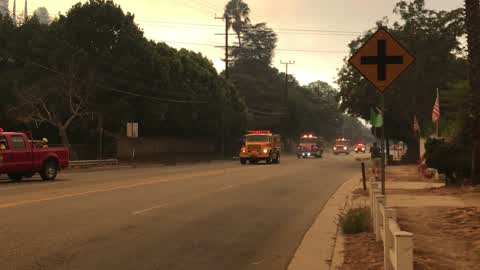 Wildfire in of Los Angeles