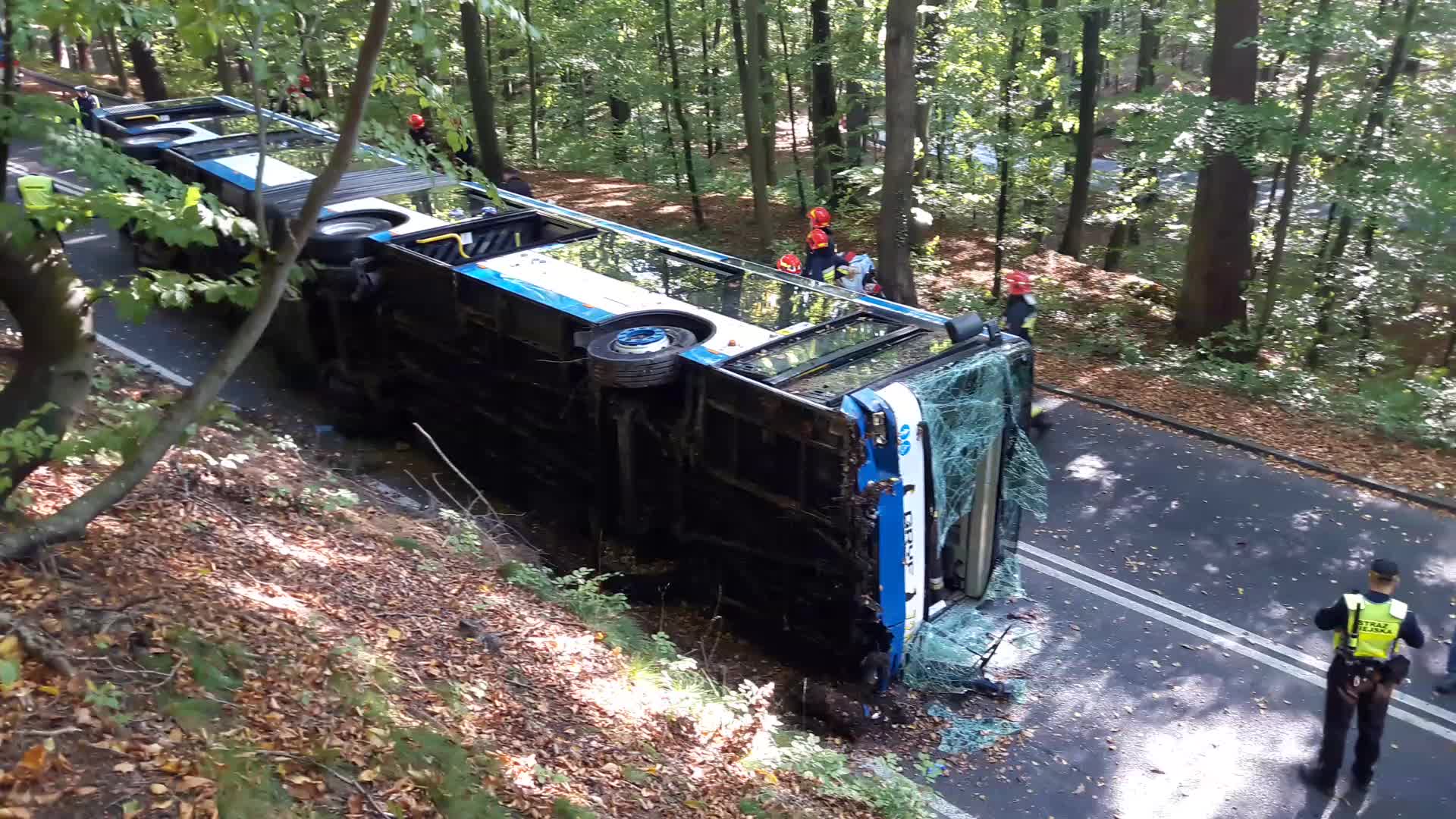 City bus accident in Gdynia, Poland