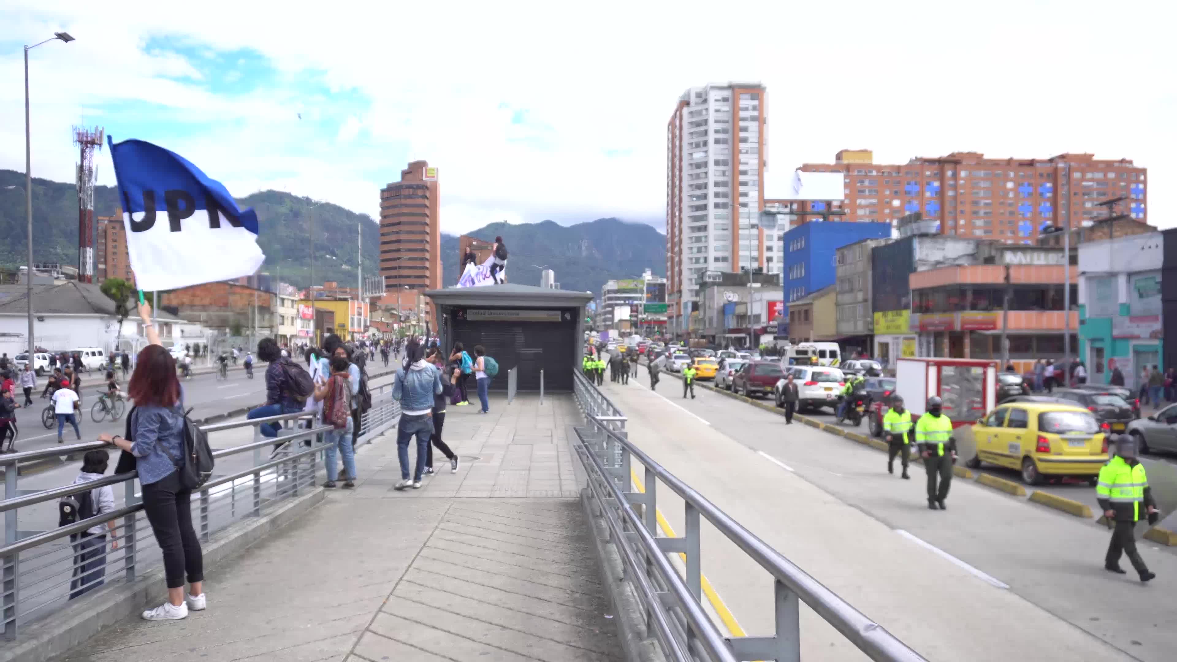 Students Protest In Colombia