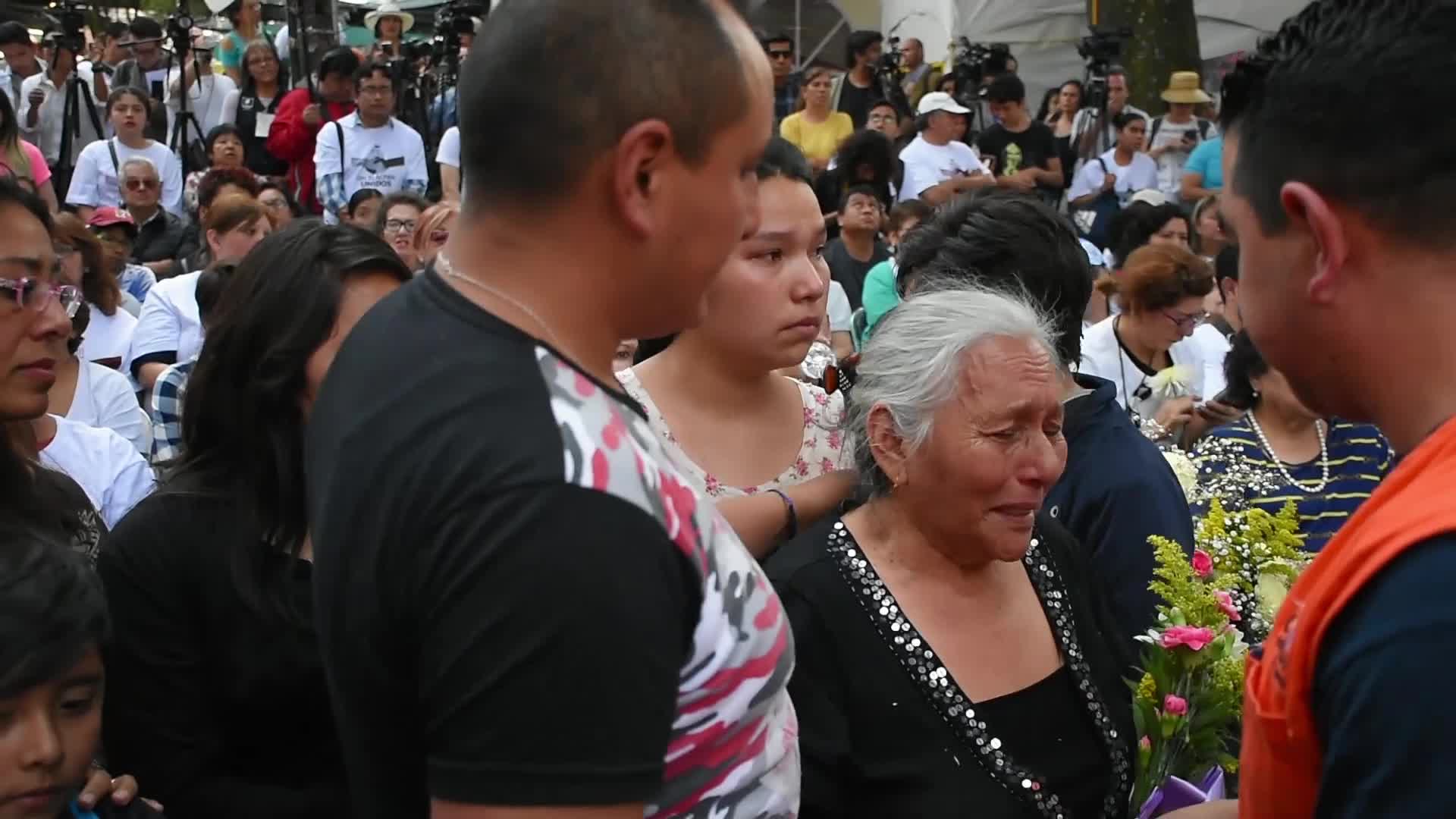 Tribute in memory to victims of the September 19 earthquake