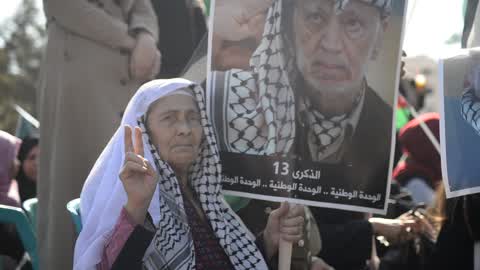 Rally marking the death anniversary of Yasser Arafat 