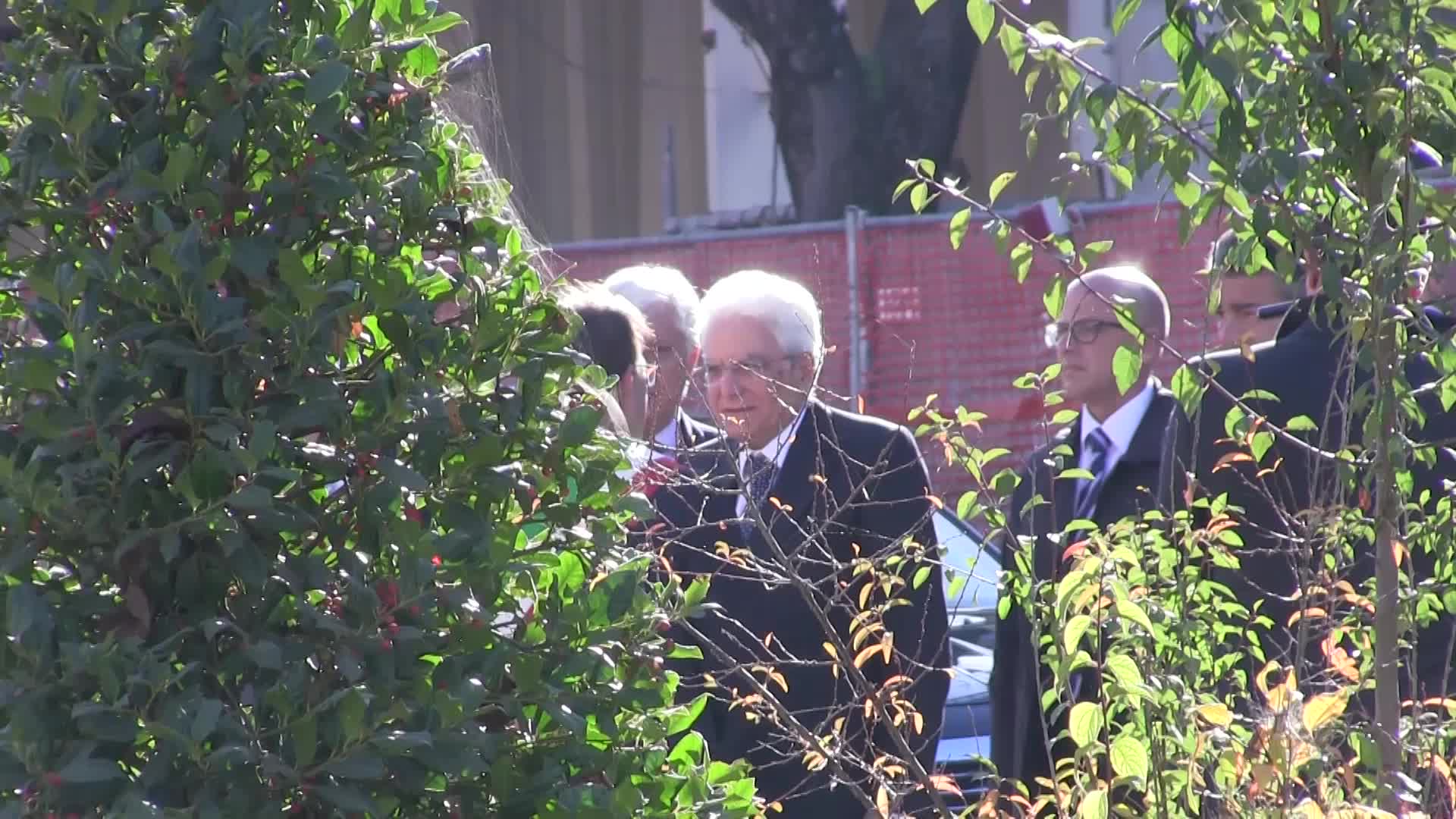 Sergio Mattarella In L'Aquila