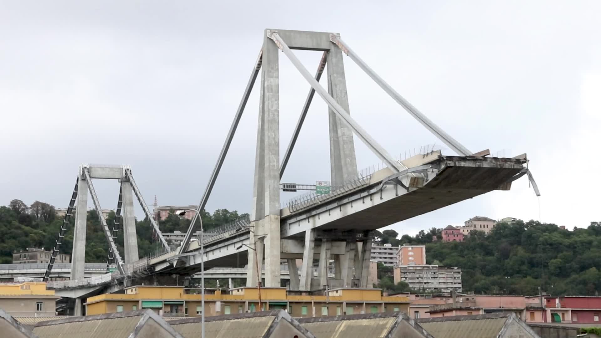 Morandi Highway Bridge Collapse in Genoa, Italy