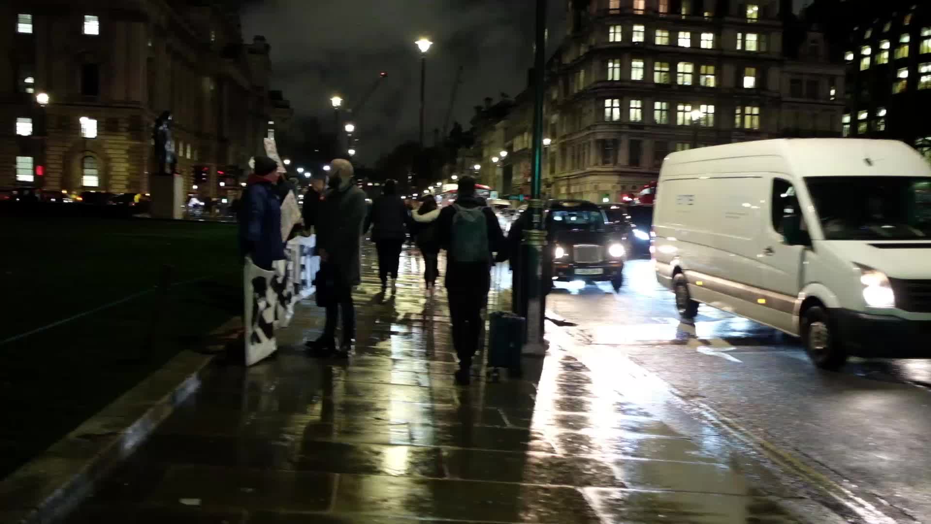 London protest Against The Prime Minister Theresa May