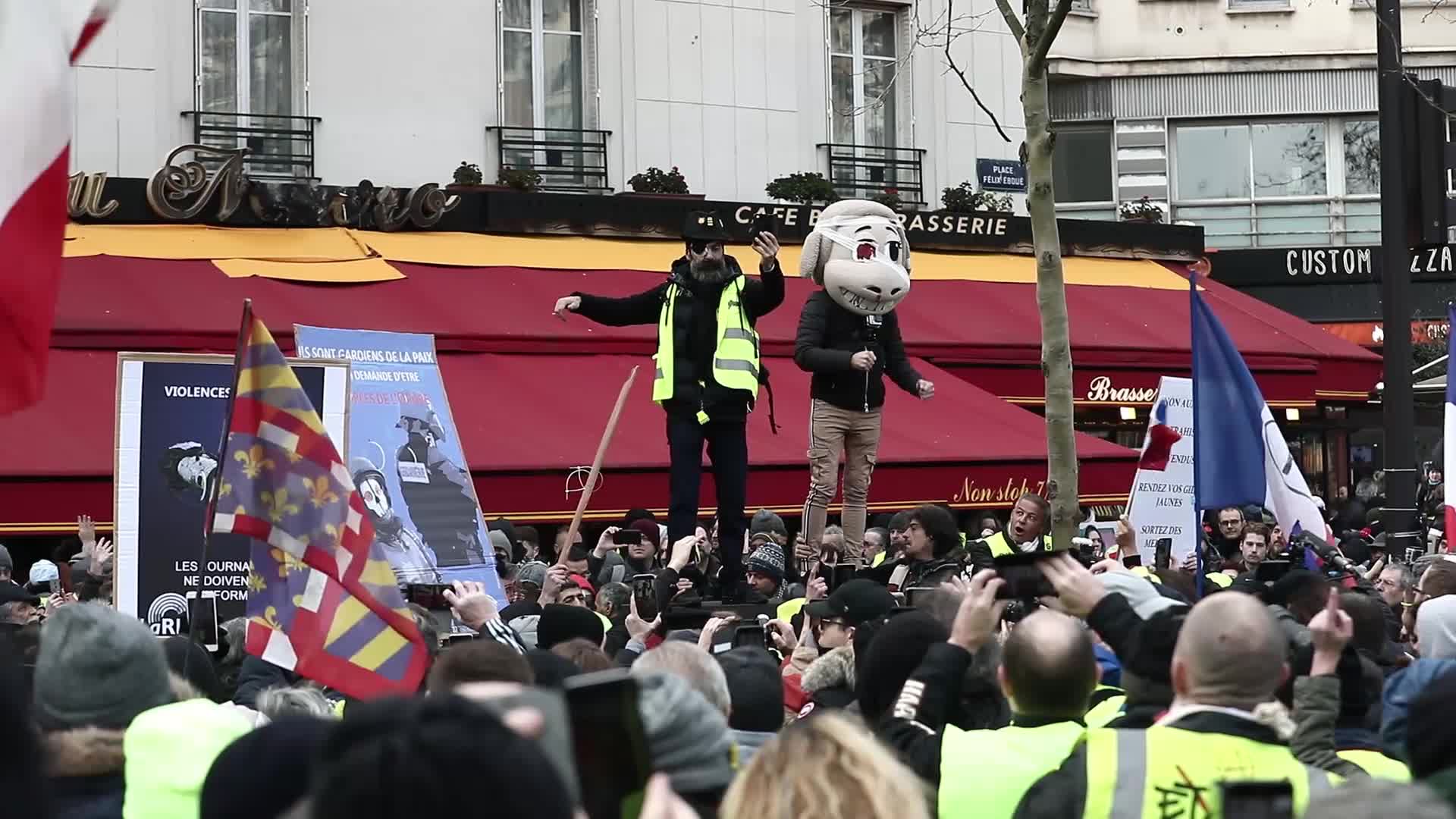 "Yellow Vests" Protest In Paris