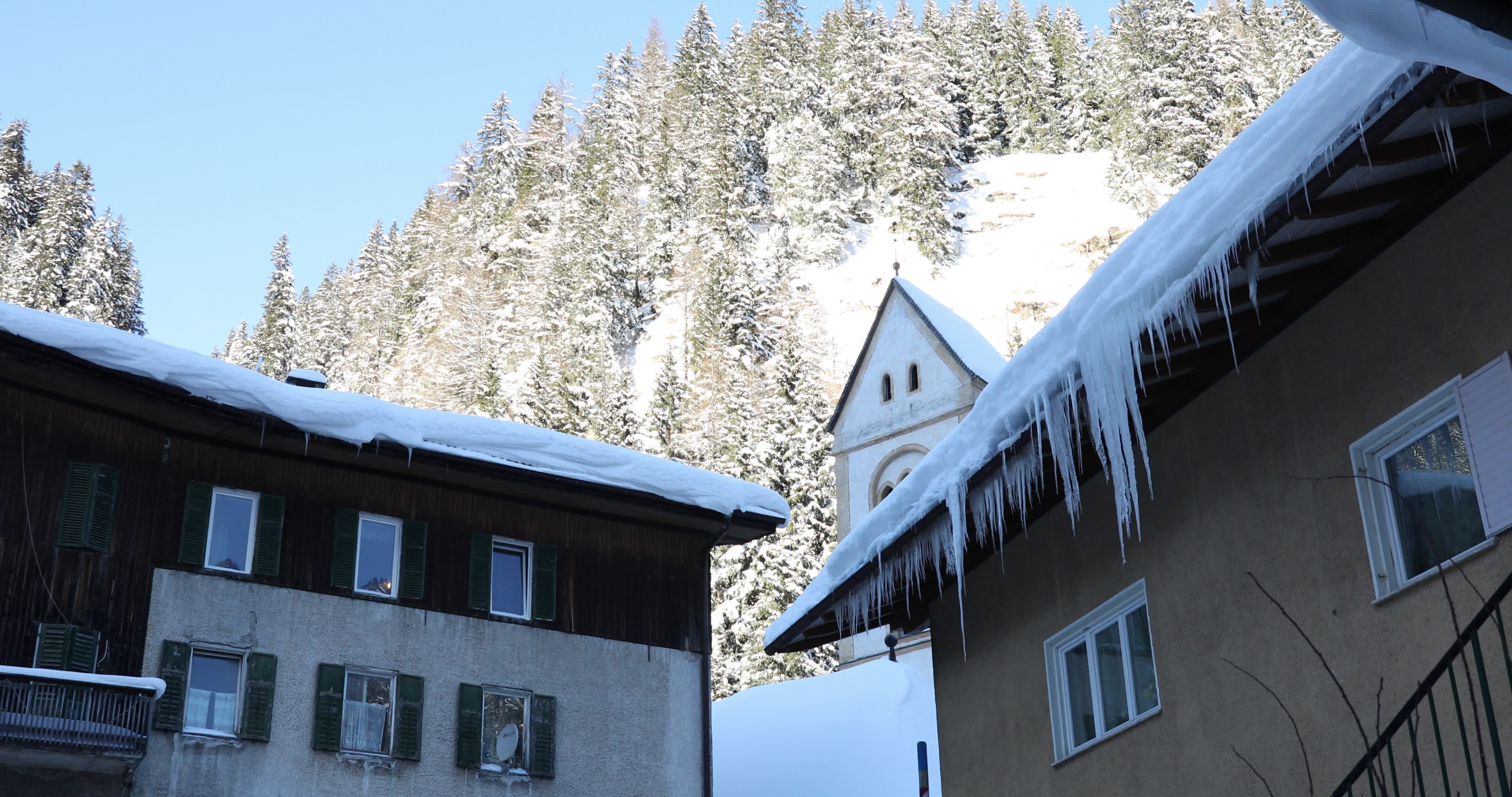 Snow In Brennero, Italy