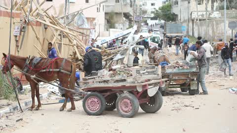 Israeli Air Strike In Gaza